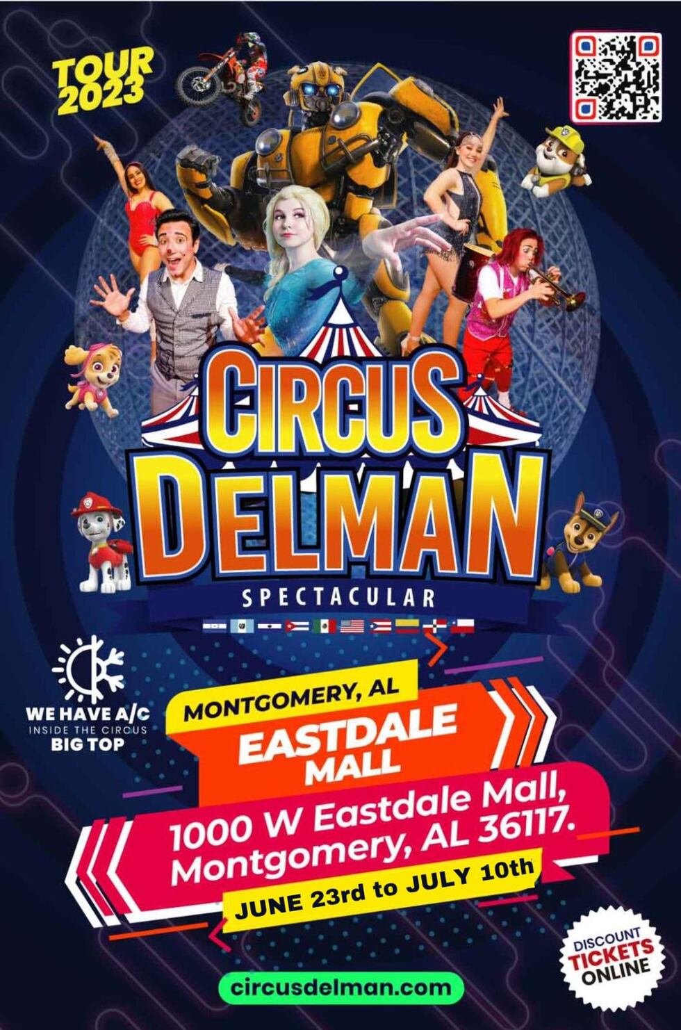 El Circo Delman Spectacular ha recorrido México, Centro y Suramérica desde 1984