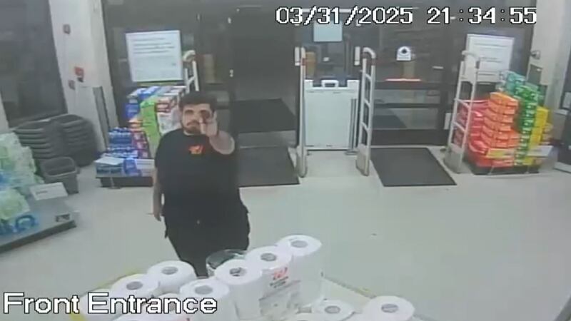 Video surveillance from the store shows 30-year-old Narciso Gallardo Fernandez walking into...