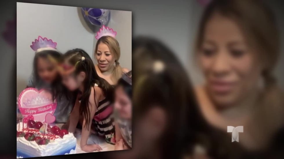 Un vídeo grabado con un teléfono móvil capturó el momento en que Luz Calera volvió a abrazar a...